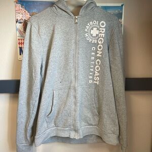 Grey Men’s Zip Up Size Medium but fits like a small